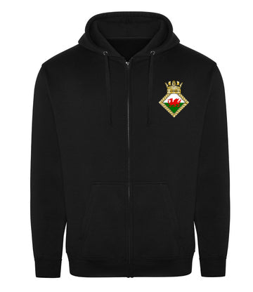 HMS Cambria - Pro RTX Unisex Zip Hoodie