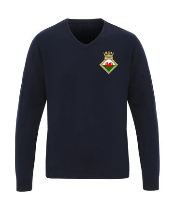 HMS Cambria - Premier Essential Acrylic V Neck Sweater