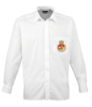 HMS Bristol - Premier Long Sleeve Poplin Shirt