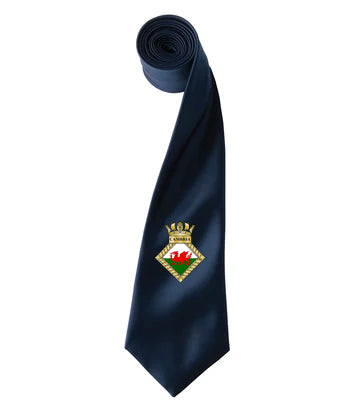 HMS Cambria - Premier Satin Tie
