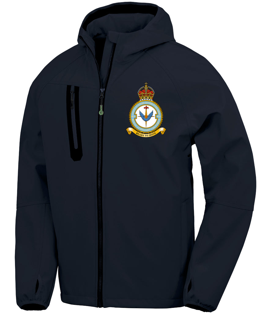 County of Oxford Movements 4624 Squadron Result Recycled Unisex Three Layer Printable Hooded Soft Shell Jacket - R909X