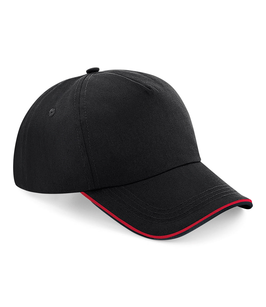 Beechfield Authentic Piped 5 Panel Cap - BB25C