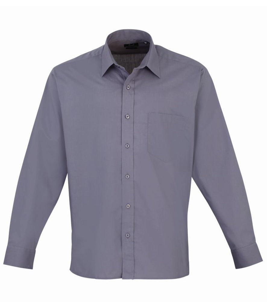 Premier Long Sleeve Poplin Shirt - PR200