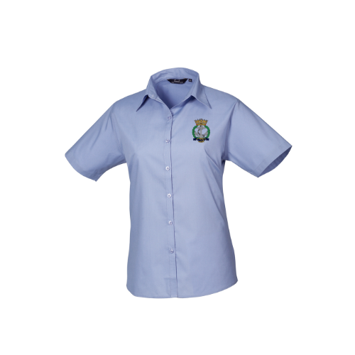 RNA Premier Ladies Short Sleeve Poplin Shirt - PR302