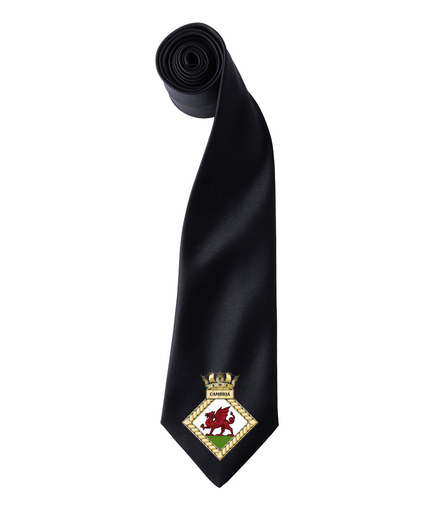 HMS CAMBRIA Premier Satin Tie - PR750