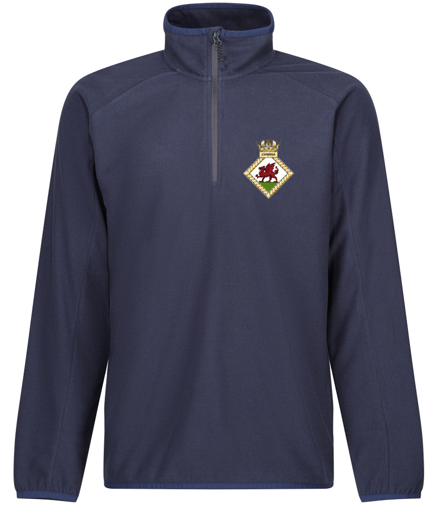 HMS CAMBRIA - Regatta Professional Navigate Half Zip Fleece - RG452