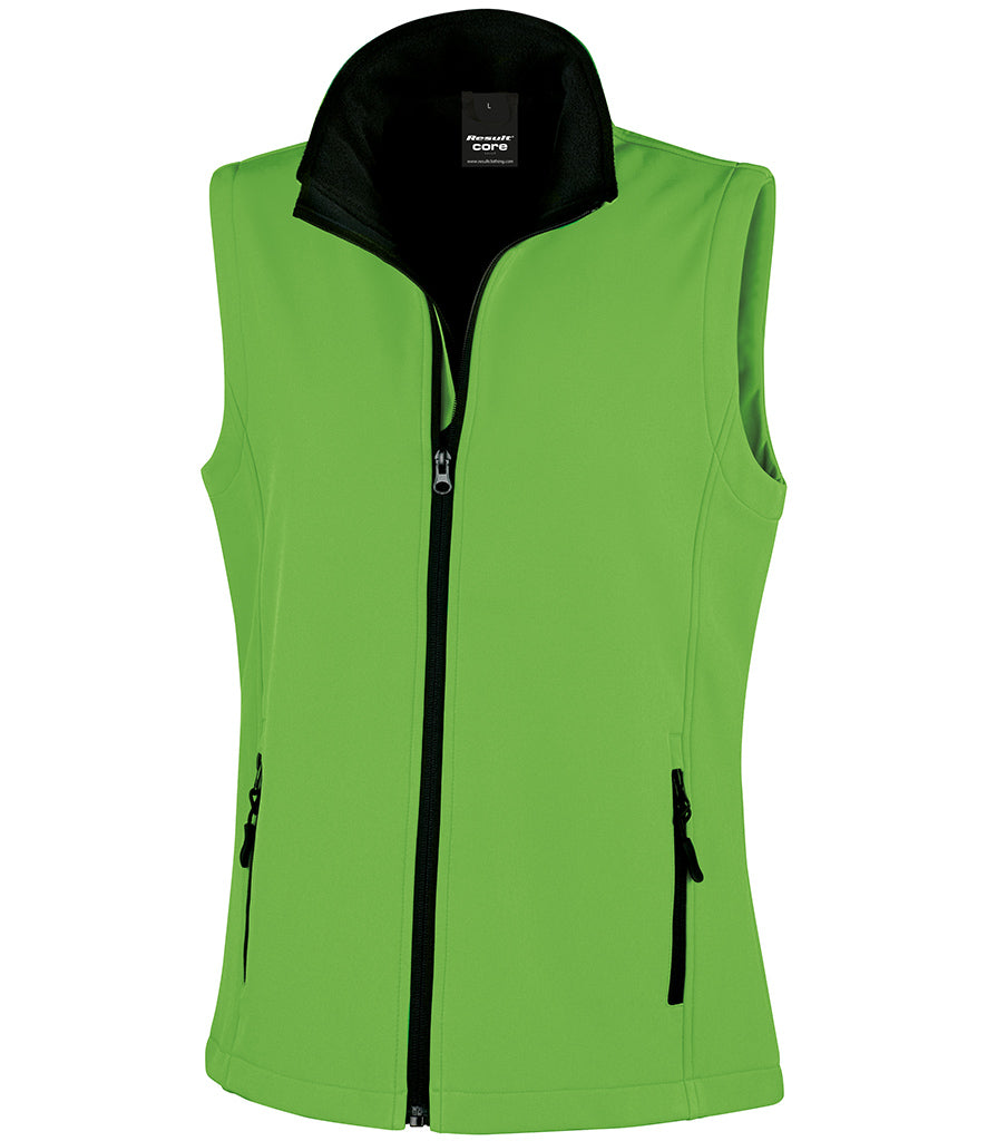 Result Core Ladies Printable Soft Shell Bodywarmer - RS232F