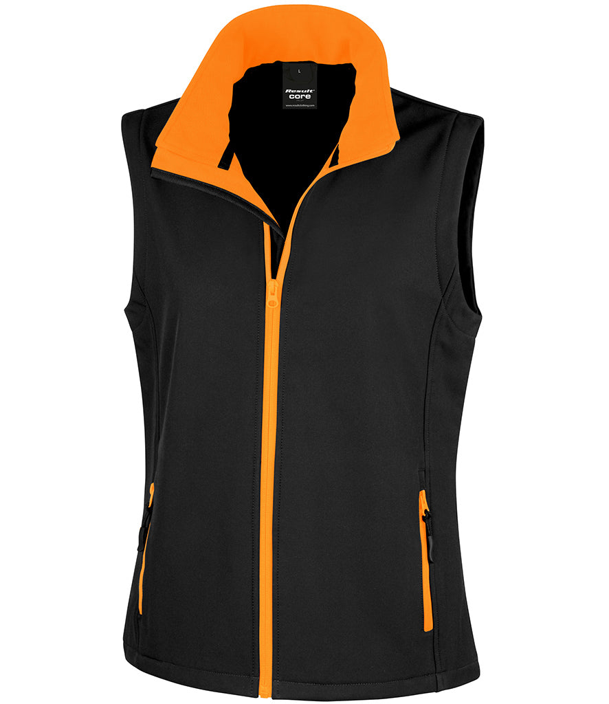 Result Core Ladies Printable Soft Shell Bodywarmer - RS232F
