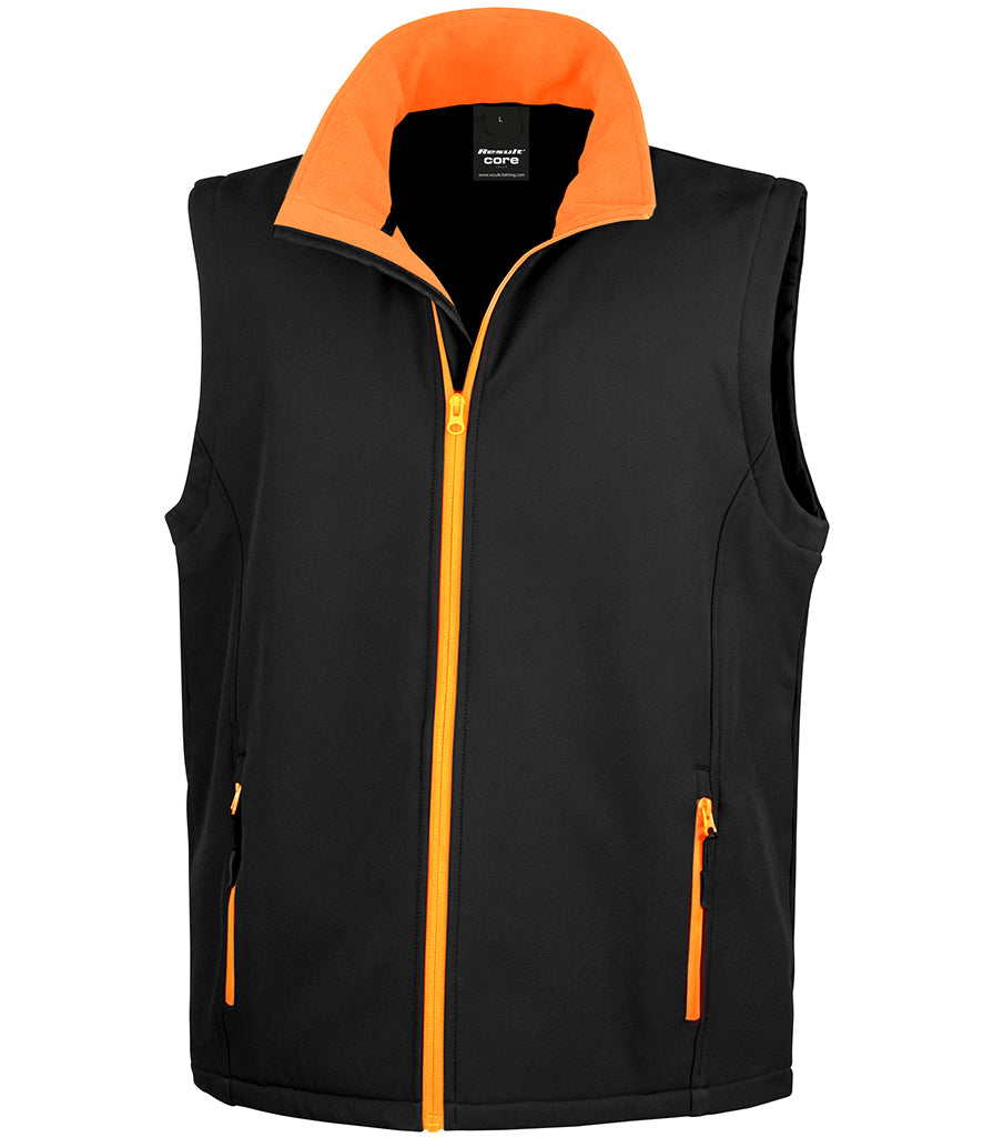 Result Core Printable Soft Shell Bodywarmer - RS232M