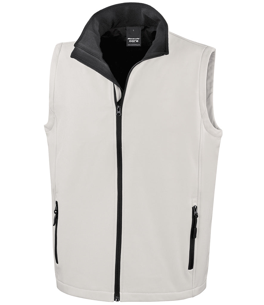 Result Core Printable Soft Shell Bodywarmer - RS232M