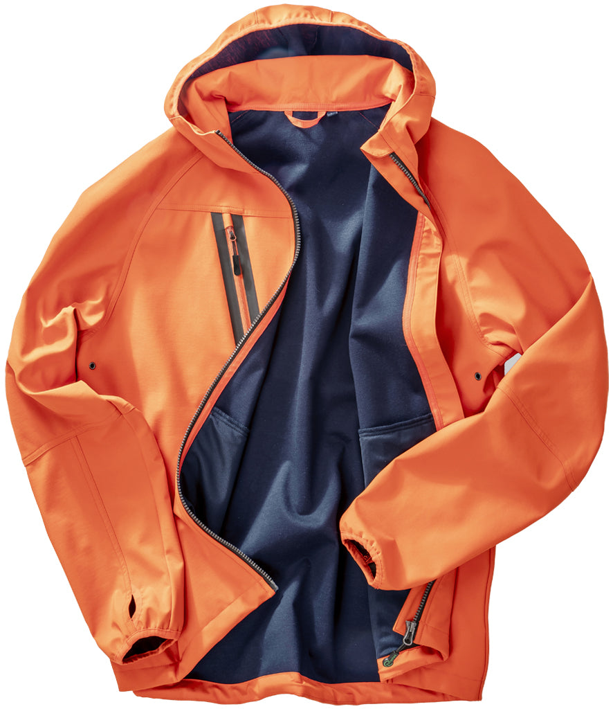Result Recycled Unisex Three Layer Printable Hooded Soft Shell Jacket - R909X