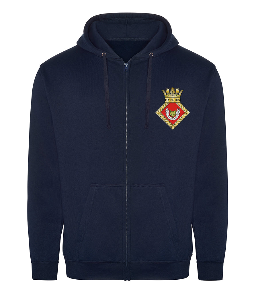 HMS Flying Fox - Pro RTX Unisex Zip Hoodie