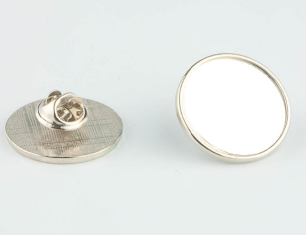 Lapel Pin Badge Silver