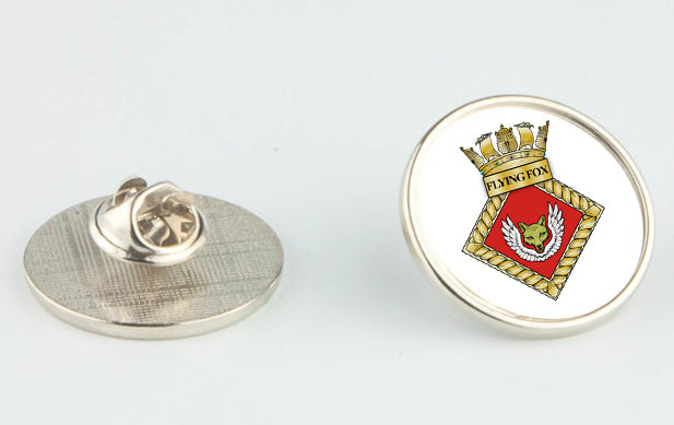 HMS Flying Fox - Lapel Pin Badge Silver or Gold