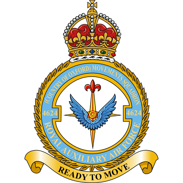 Royal Auxiliary Air Force - County Of Oxford Movements 4624 Squadron