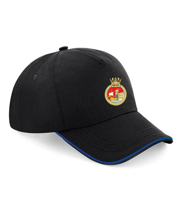 HMS Bristol - Beechfield Authentic Piped 5 Panel Cap