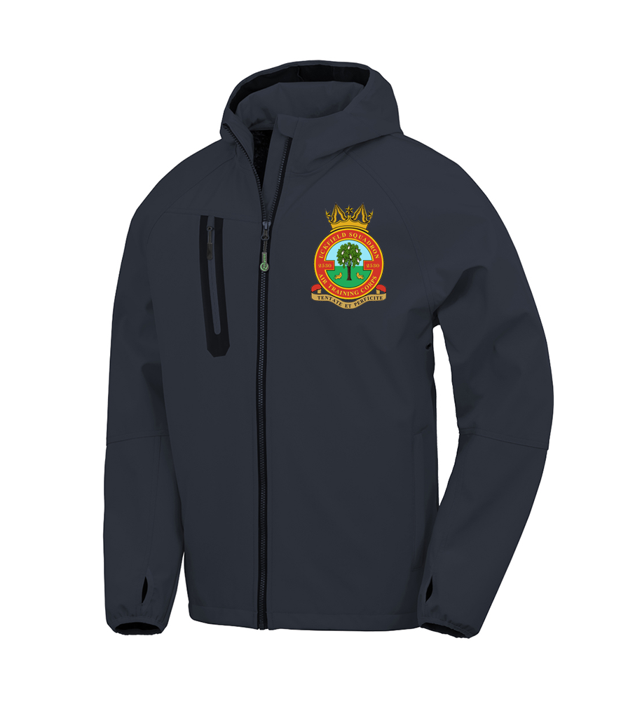 2530 UCKFIELD Squadron Result Recycled Unisex Three Layer Printable Hooded Soft Shell Jacket - R909X