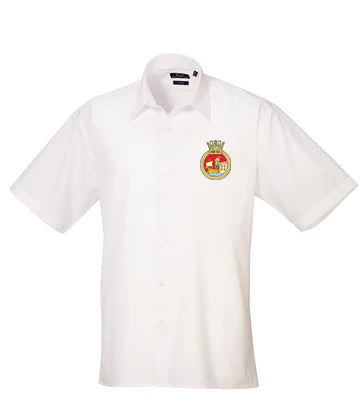HMS Bristol - Premier Short Sleeve Poplin Shirt
