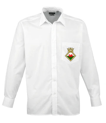 HMS Cambria - Premier Long Sleeve Poplin Shirt