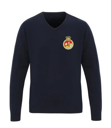 HMS Bristol - Premier Essential Acrylic V Neck Sweater