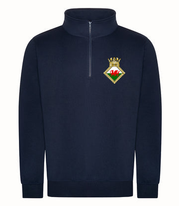 HMS Cambria - Pro RTX 1/4 Neck Zip Sweatshirt