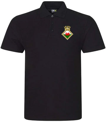 HMS Cambria - Pro RTX Unisex Pique Polo Shirt