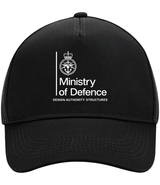 MoD Design Authority Structure Beechfield Authentic Piped 5 Panel Cap - BB15
