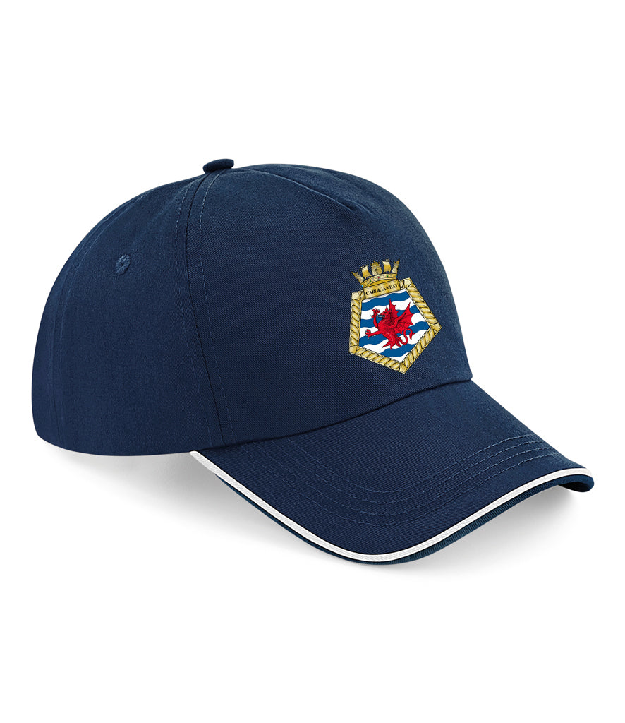 TS Cardigan Bay - Beechfield Authentic Piped 5 Panel Cap