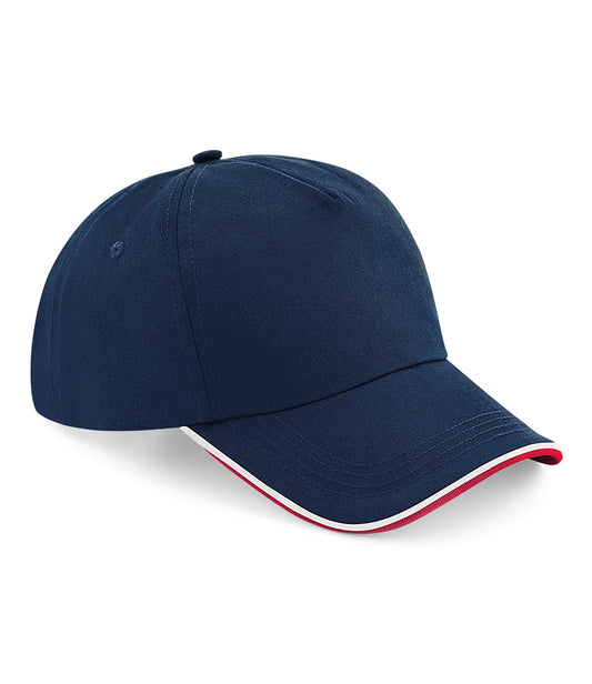 TS BEE - Beechfield Authentic Piped 5 Panel Cap