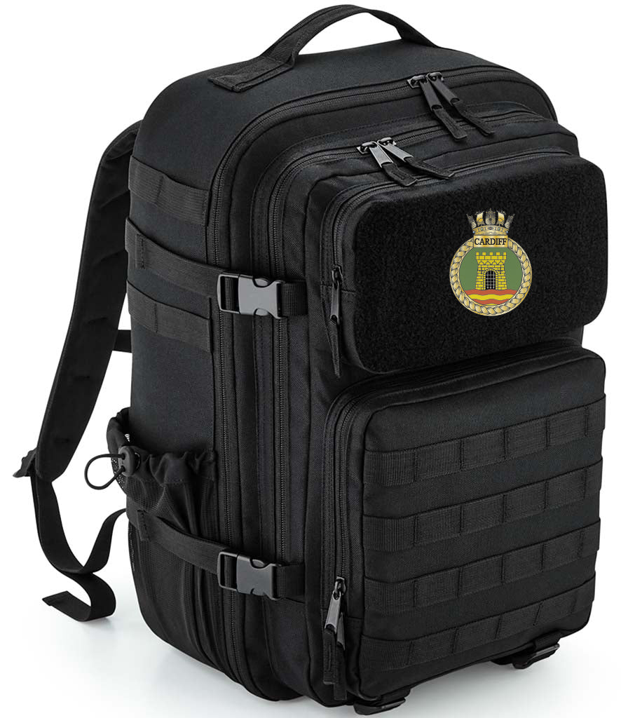 HMS Cardiff - BagBase MOLLE Tactical 35 Litre Backpack