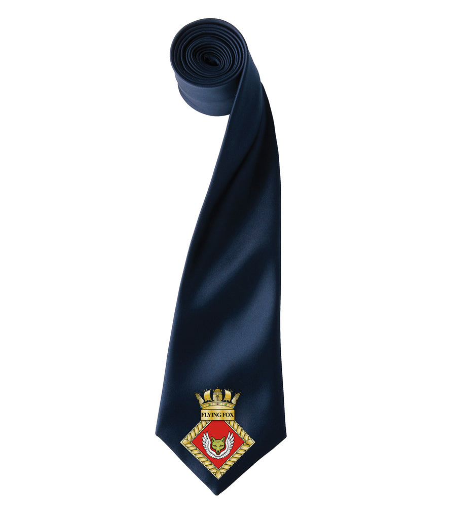 HMS FLYING FOX Premier Satin Tie - PR750