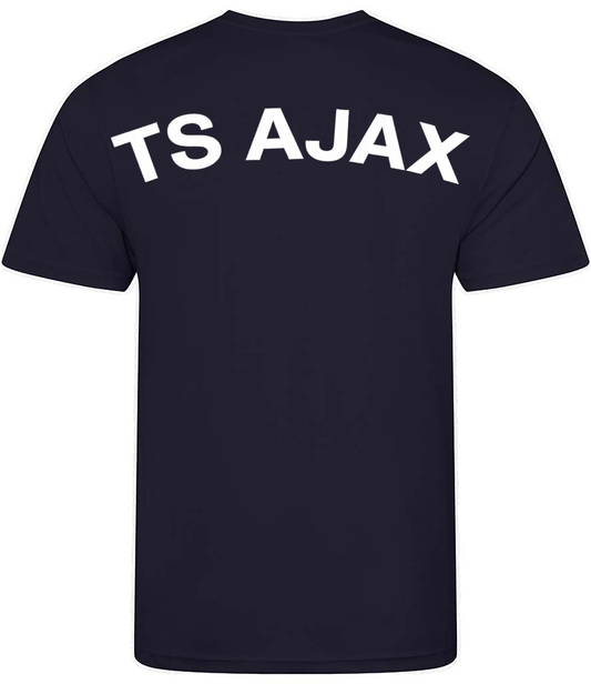 TS AJAX RMC Printed Back Children's Cool Wicking T-Shirt - JC001B