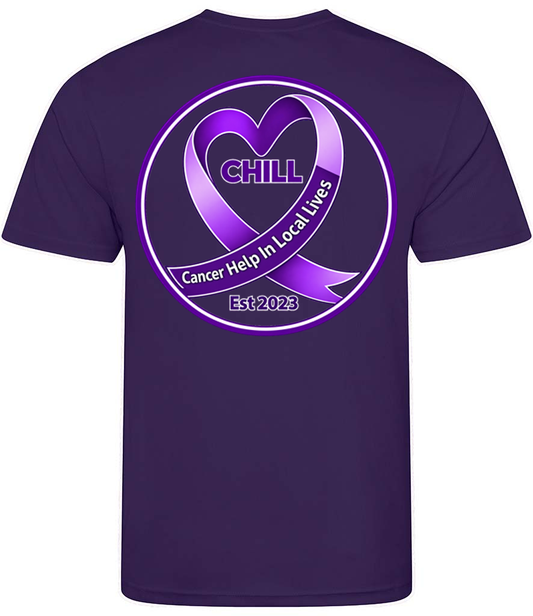 CHILL Printed Back - Cool Wicking T-Shirt - JC001