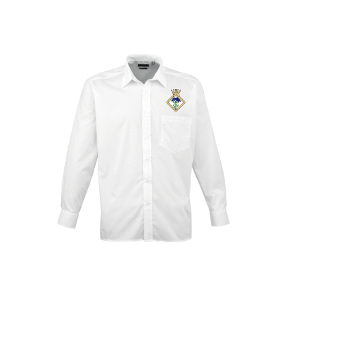 HMS EAGLET  Premier Long Sleeve Poplin Shirt - PR200