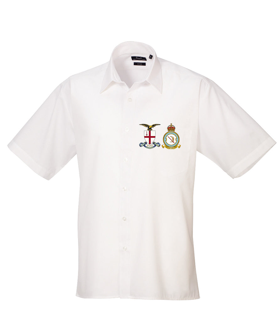 City of London 600 Squadron Premier Short Sleeve Poplin Shirt - PR202