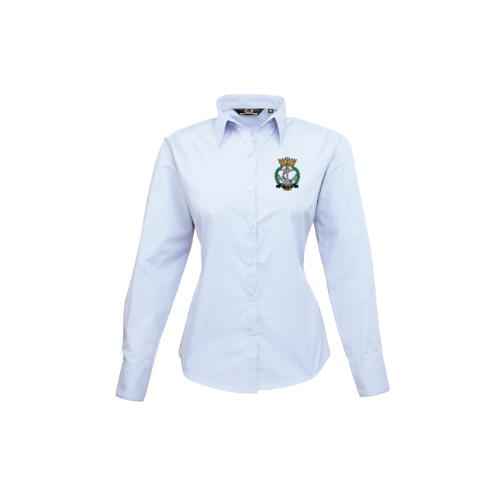 RNA  Premier Ladies Long Sleeve Poplin Blouse - PR300