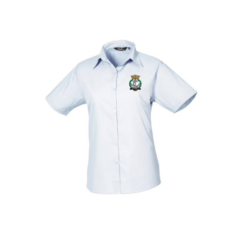 RNA Premier Ladies Short Sleeve Poplin Shirt - PR302