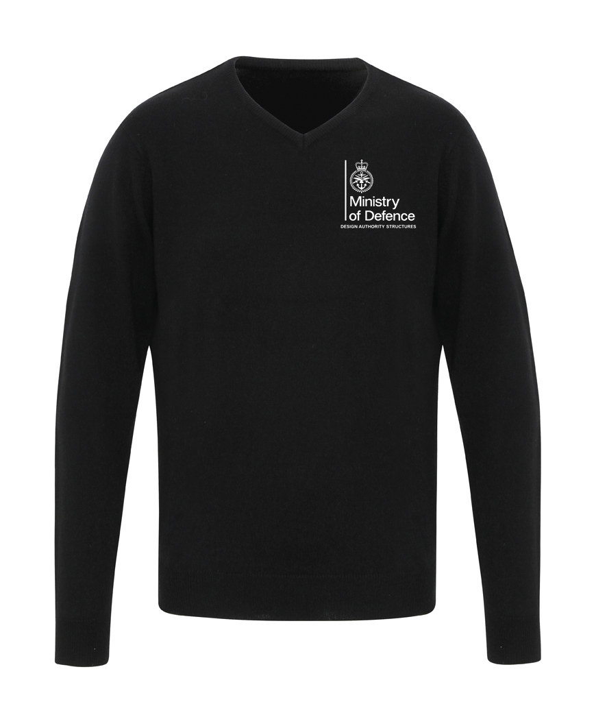 MoD Design Authority Structures -  Premier Essential Acrylic V Neck Sweater