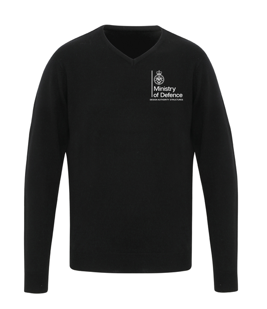 MoD Design Authority Structures -  Premier Essential Acrylic V Neck Sweater