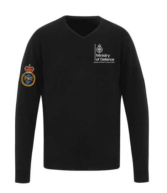 MoD Design Authority Structures (Tri Service) -  Premier Essential Acrylic V Neck Sweater