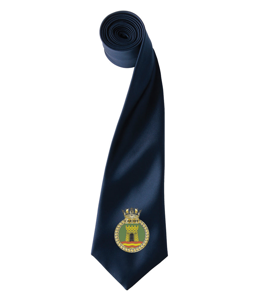 HMS Cardiff - Premier Satin Tie