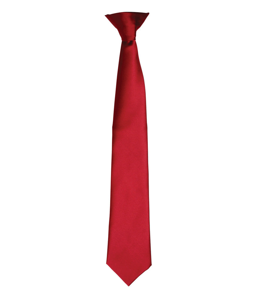 Premier Satin Clip Tie - PR755 FC