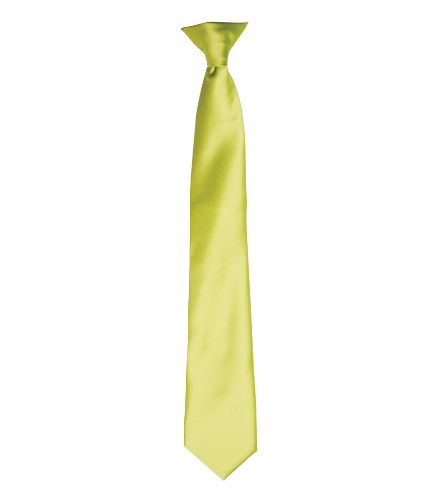 Premier Satin Clip Tie - PR755 FC