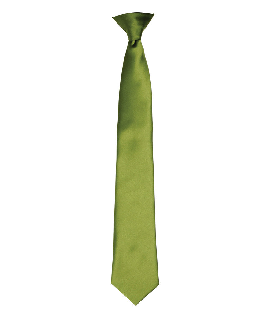 Premier Satin Clip Tie - PR755 FC