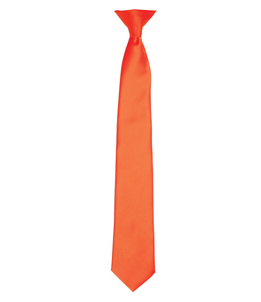 Premier Satin Clip Tie - PR755 FC