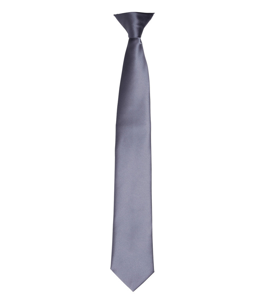 Premier Satin Clip Tie - PR755 FC