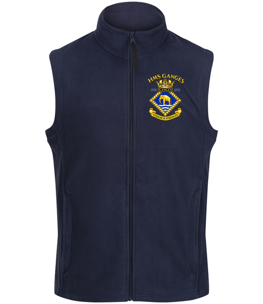 HMS GANGES - Regatta Micro Fleece Bodywarmer - RG115