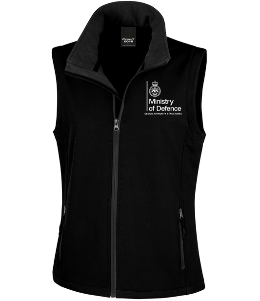 MoD Design Authority Structures - Result Core Ladies Printable Soft Shell Bodywarmer