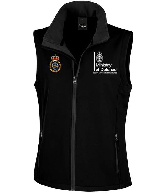 MoD Design Authority Structures (Tri Service) - Result Core Ladies Printable Soft Shell Bodywarmer
