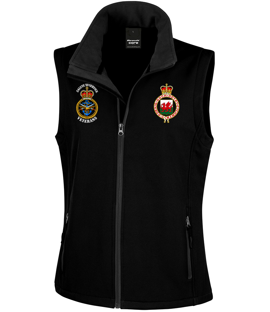 BOYO'S - Result Core Ladies Printable Soft Shell Bodywarmer